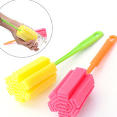 E9044 Kitchen Fun lengthen sponge Health Brush Wash cup brush Cup brush Cleaning brush Random Colorin the Family/Personal Cleaning Tools , Housework/Floor cleaning equipment , Brush , Kitchen Brush category - from Buy2taobao.com to provide professional Taobao agent buy service