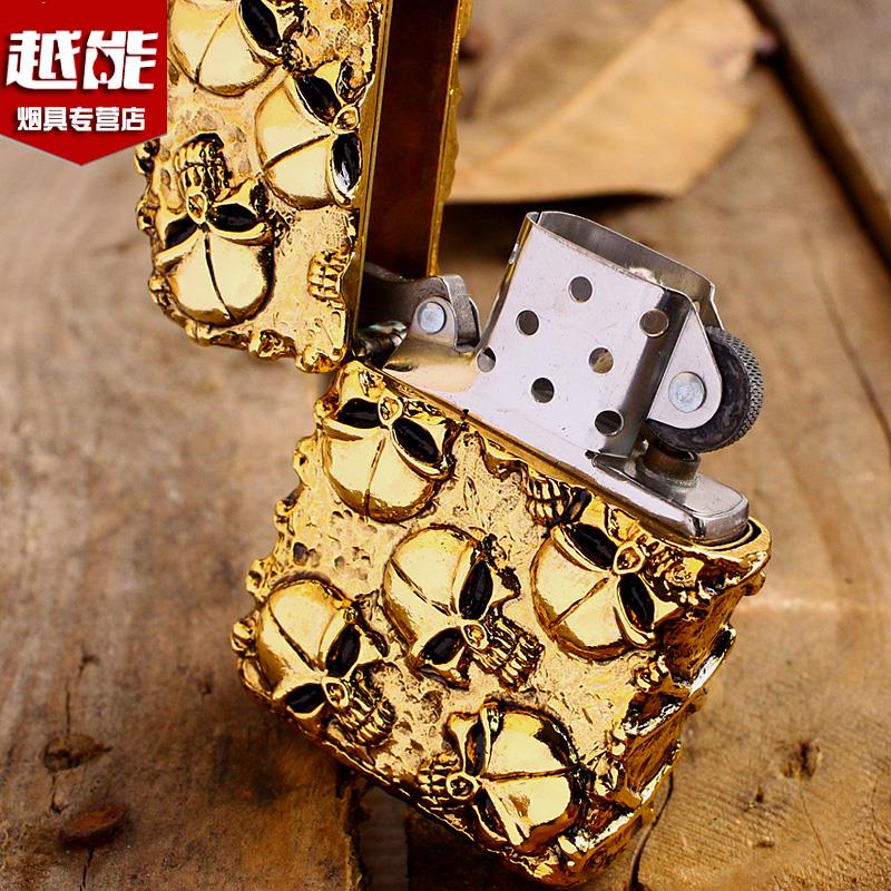 Original U.S.A zippo zippo lighter golden Skull Extremely evil Limited M ZPin the ZIPPO/Swiss Army Knife/Glasses , Brand lighters and accessories , ZIPPO/Zippo category - from Buy2taobao.com to provide professional Taobao agent buy service