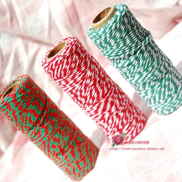 50 Korean network Same item Christmas New products Red and green Retro Decorative rope gift DIY bow packing Sealing Ropein the Office Equipment/Consumables/Related Services , Packaging Equipment/Signs and supplies , Wrapped bags/Bags category - from Buy2taobao.com to provide professional Taobao agent buy service
