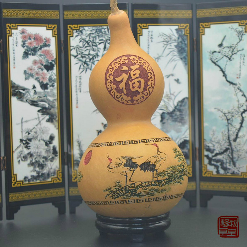 天然雕刻大號風水葫蘆擺件帶龍頭送底座客廳書房鎮宅家居裝飾擺設在類目 特色手工藝, 地區民間特色手工藝, 葫蘆中 - 來自Buy2taobao.com提供專業的淘寶代購服務