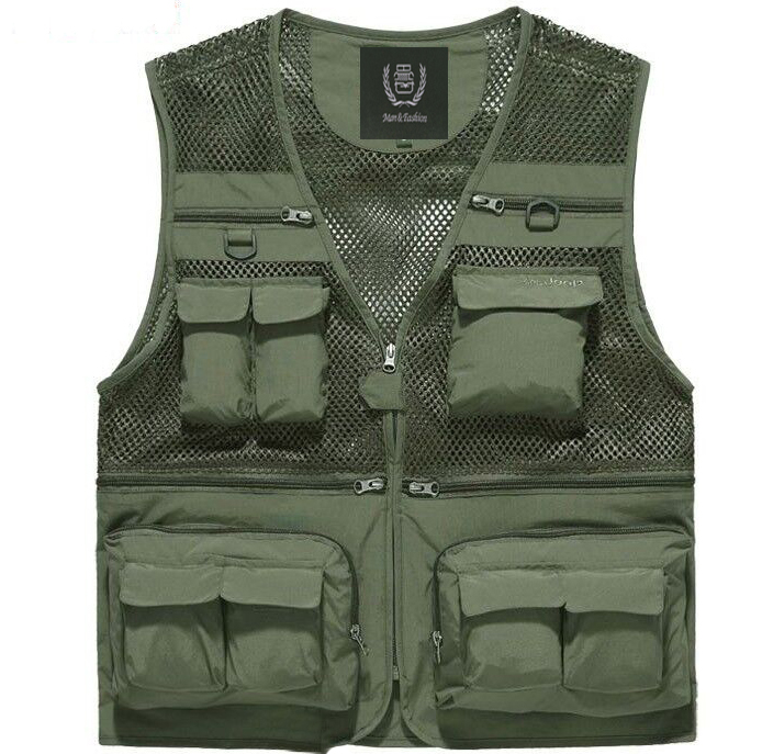 summer Jeep chariot outdoors leisure time Multiple pockets Mesh Vest Photography Fishing vest waistcoatin the Men's clothing, Vest/Vest category - from Buy2taobao.com to provide professional Taobao agent buy service