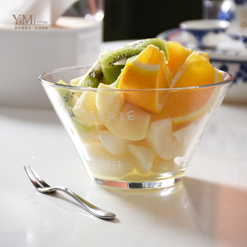 Northern Europe style household fruit Salad bowl originality Clear quartz Glass bowl Dessert Bowl Bowl Vegetables Cereal bowlin the Tableware , Tableware , Fruit bowl/Fruit plate/Hamper category - from Buy2taobao.com to provide professional Taobao agent buy service