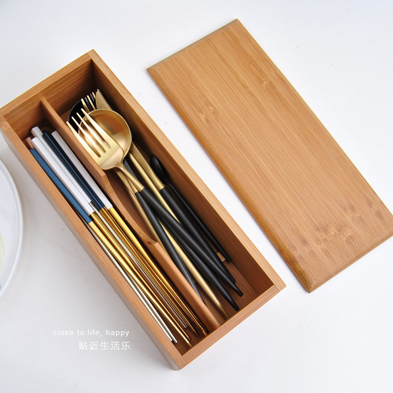 Bamboo Knife and fork storage box household Storage rack Chopsticks Box Knife and fork Chopstick box Cutleryin the Tableware , Tableware , Tableware cage/Shelf category - from Buy2taobao.com to provide professional Taobao agent buy service