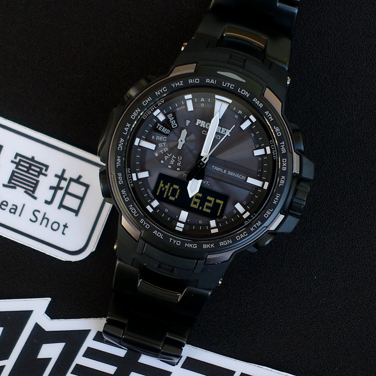日本卡西欧PRW-6100YT-1蓝宝石钛合金表带太阳能六局电波手表登山在类目 手表, 日韩腕表中 - 来自Buy2taobao.com提供专业的淘宝代购服务
