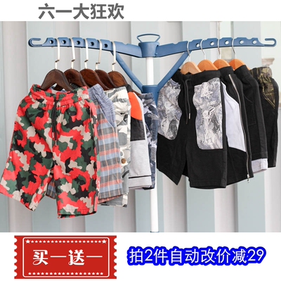 【买一送一】男童五分裤子中大童中裤夏装2018新款运动裤儿童短裤