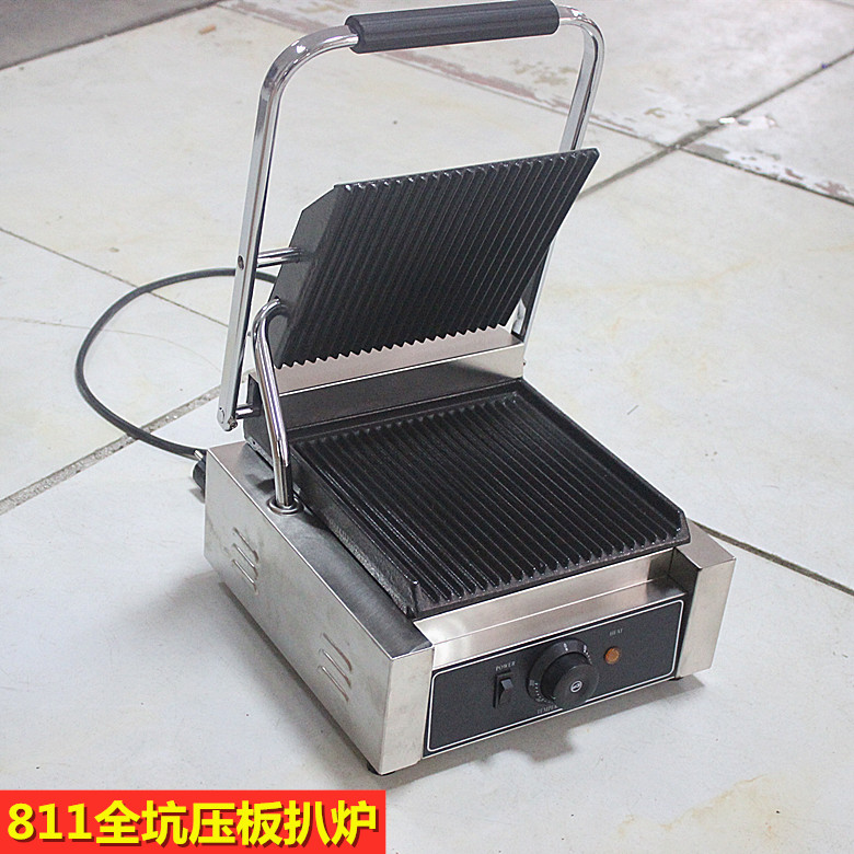 Panini commercial electrothermal barbecue Pressing plate Griddle stripe Two-sided Steak stove Duck Sandwichesin the Kitchen Appliances , Commercial electric kitchen , Griddle/Teppanyaki/Clutch cake furnace category - from Buy2taobao.com to provide professional Taobao agent buy service