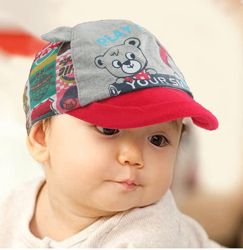 韩版儿童宝宝帽子...
