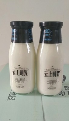 新希望蝶泉玻璃瓶酸奶 云上时光风味酸奶320ml*15瓶大理牧场酸奶