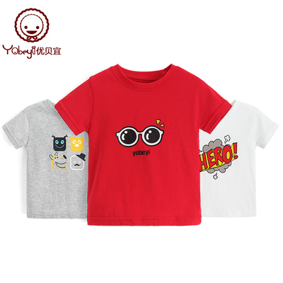 优贝宜 儿童t恤短袖夏季婴儿衣服宝宝夏装童装上衣男女童洋气体恤