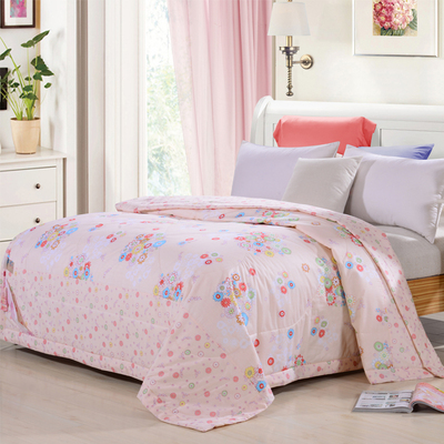 空调被夏凉被可水洗纯棉单人夏被全棉薄被子双人夏季凉被宿舍被芯