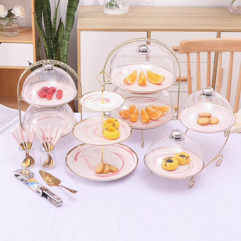 ins Stone Wedding celebration birthday Exhibition wedding Dessert Decoration decorate European style ceramics three layers Cake Stand suitin the Tableware , Tableware , Fruit bowl/Fruit plate/Hamper category - from Buy2taobao.com to provide professional Taobao agent buy service