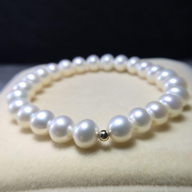 珠宝首饰 天然珍珠手链 8-9mm淡水极强光近圆无瑕女 14K注金包邮在类目 珠宝/钻石/翡翠/黄金, 天然珍珠(新), 手饰中 - 来自Buy2taobao.com提供专业的淘宝代购服务