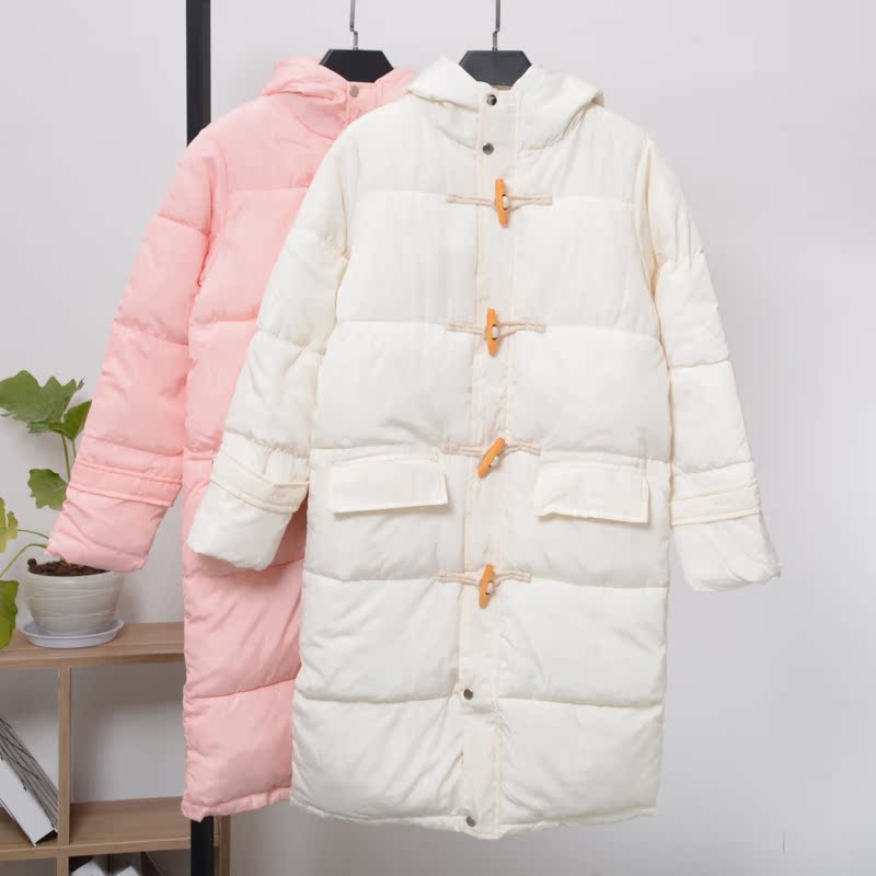winter Women's wear new pattern Hooded Solid Easy Horn button Mid length version temperament keep warm Cotton cotton-padded clothes coat S14in the Women's clothing/Boutique , Cotton/Padded category - from Buy2taobao.com to provide professional Taobao agent buy service