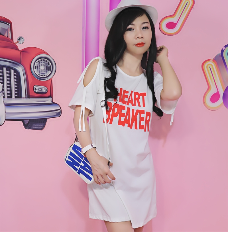 Aambo 新款2019港味chic女裝長袖T恤上衣網紅女韓版寬松打底款潮在類目 女裝/女士精品, 衛衣/絨衫中 - 來自Buy2taobao.com提供專業的淘寶代購服務