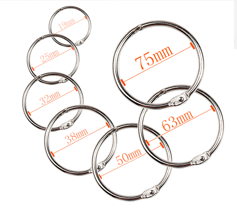 DIY相冊裝訂活頁開口書鐵環圈 25 30 35 40 45 50MM 鑰匙扣卡圈在類目 節慶用品/禮品, 創意禮品, 鑰匙扣中 - 來自Buy2taobao.com提供專業的淘寶代購服務