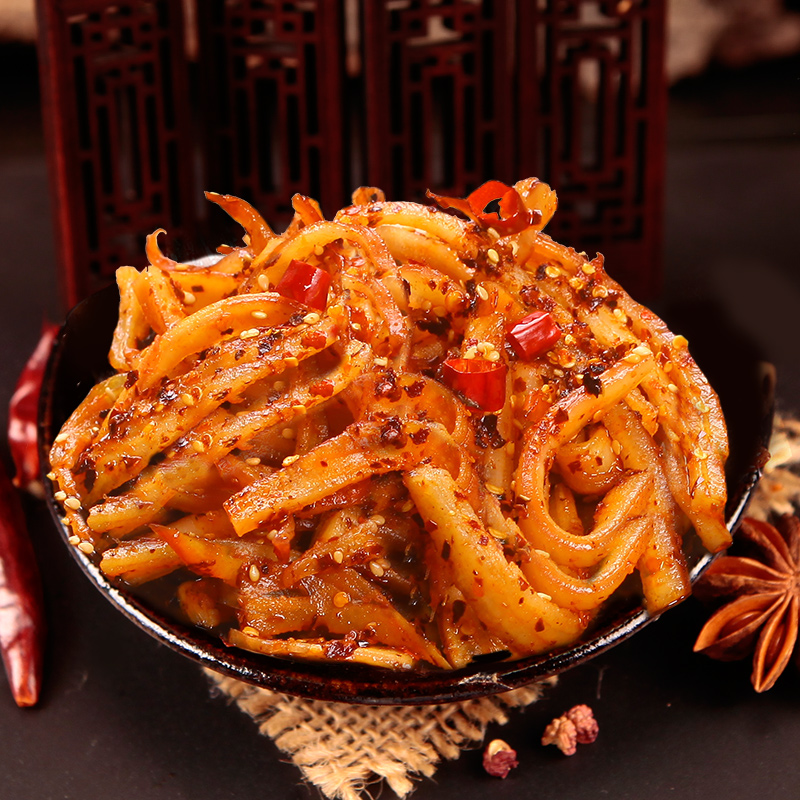 蜀道香麻辣鱿鱼条100g 四川风味特产即食鱿鱼条休闲麻辣零食辣条在类目 零食/坚果/特产, 鱿鱼丝/鱼干/海味即食, 即食鱿鱼零食中 - 来自Buy2taobao.com提供专业的淘宝代购服务