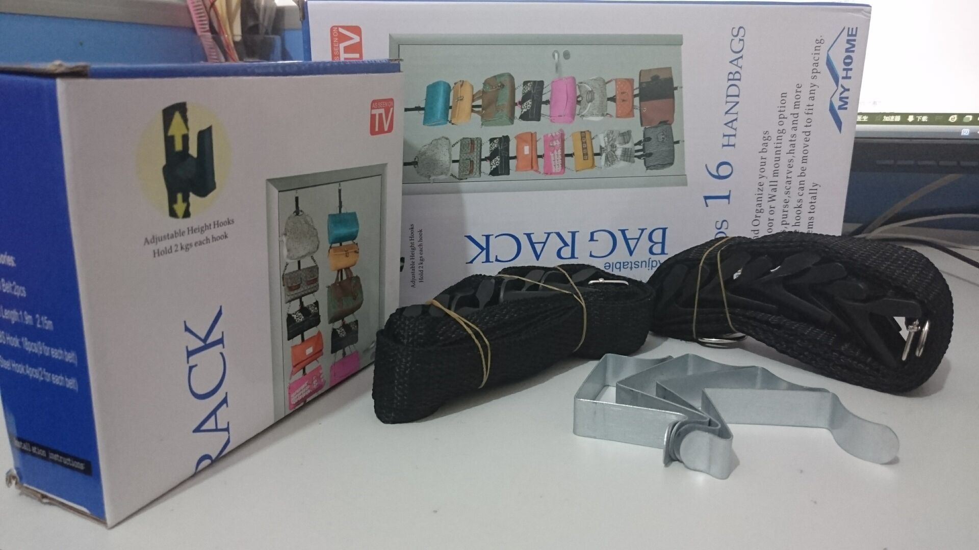 挂绳可调节带刻度门后挂钩 门后挂绳 多用挂钩带 门背式挂钩包邮在类目 收纳整理, 家庭整理用具, 绳子中 - 来自Buy2taobao.com提供专业的淘宝代购服务