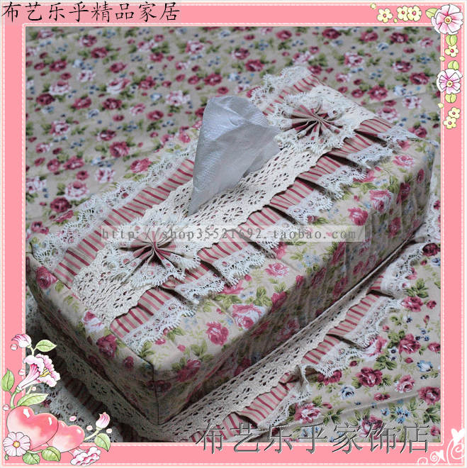 满39元包邮 玫瑰家园布艺纸巾套纸巾盒纸巾抽|msdalam kategori penyatuan simpanan, Rumah Storage Appliances, set simpanan, set tuala - dari Buy2taobao.com untuk memberikan perkhidmatan ejen Taobao profesional membeli