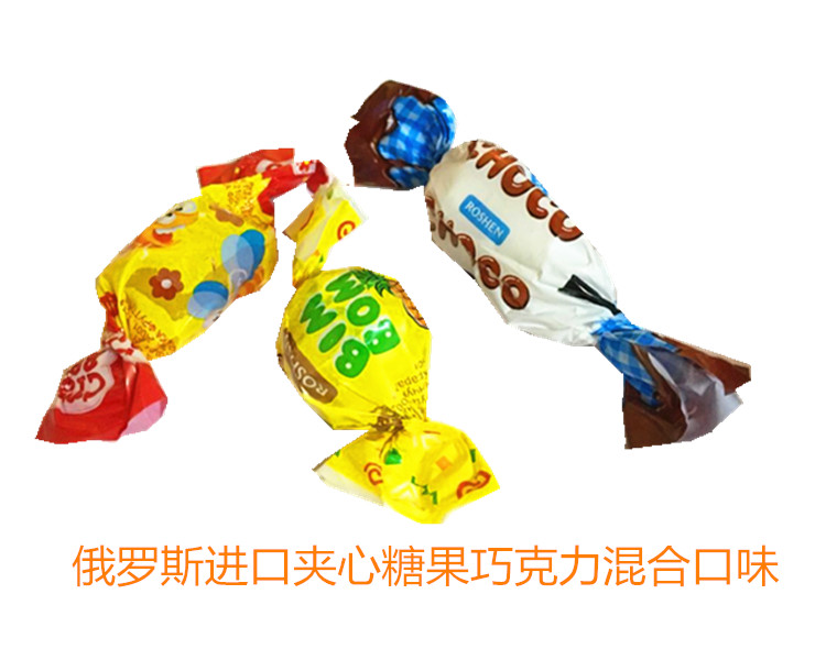 俄罗斯进口糖果 混合口味夹心糖结婚喜糖ROSHEN糖果1000g约130个|msdalam kategori makanan ringan/Nuts/Specialty, Gula-gula dan makanan ringan/Jelly/Pudding, gula-gula - dari Buy2taobao.com untuk memberikan perkhidmatan ejen Taobao profesional membeli