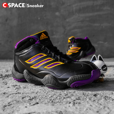 『cspace』adidas crazy 3 科比天足 紫金王朝 黑紫 篮球鞋b72769