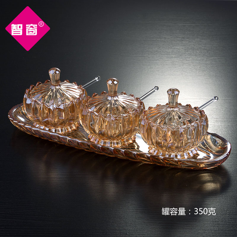 盐糖玻璃调味罐套装调料盒调料瓶家用组合创意调料罐厨房欧式带孔|ruв категории кухня/посуда, кухонный Гаджет/кухня хранения, тарного хранения/кухня хранения посуды, приправы бутылки - от Buy2taobao.com для оказания профессиональной услуги покупки агента Taobao