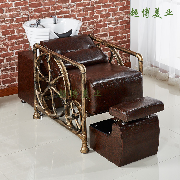 Super Bo Iron art Shampoo bed Industry Pedal Deep Basin Ceramic pots shampoo Punch bed D77in the Business/Office Furniture , Salon/Beauty Furniture , Salon chairs category - from Buy2taobao.com to provide professional Taobao agent buy service