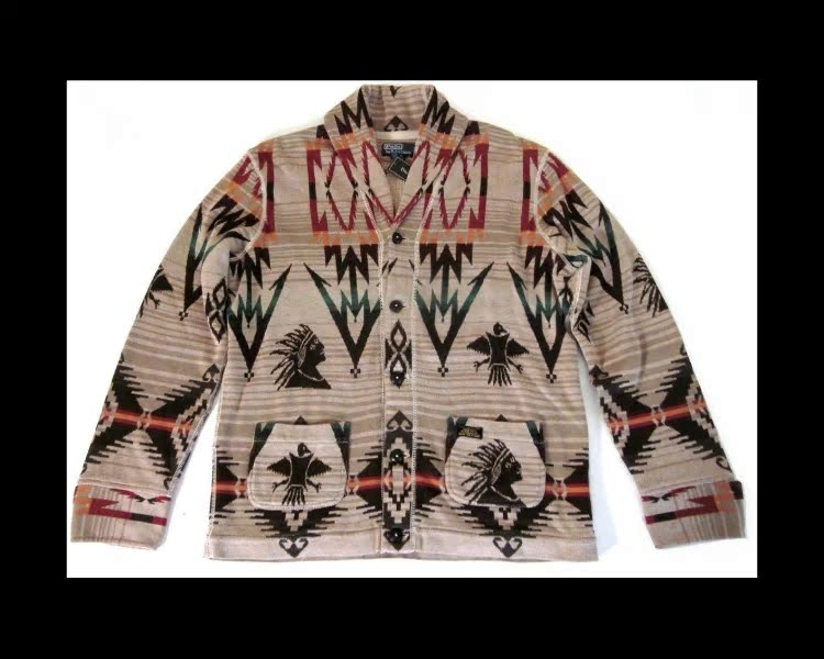 RL NAVAJO 重磅 納瓦霍 藝術 開衫 絕版 孤品在类目 男装, 针织衫/毛衣中 - 来自Buy2taobao.com提供专业的淘宝代购服务