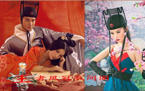 ancient costume Hat Headdress Detective Zhuge Liang Hat Hairdressing Studio photograph ancient costume Photo men and women handsome Hatin the Accessories/Leather belt/Hat/Muffler , Hat category - from Buy2taobao.com to provide professional Taobao agent buy service