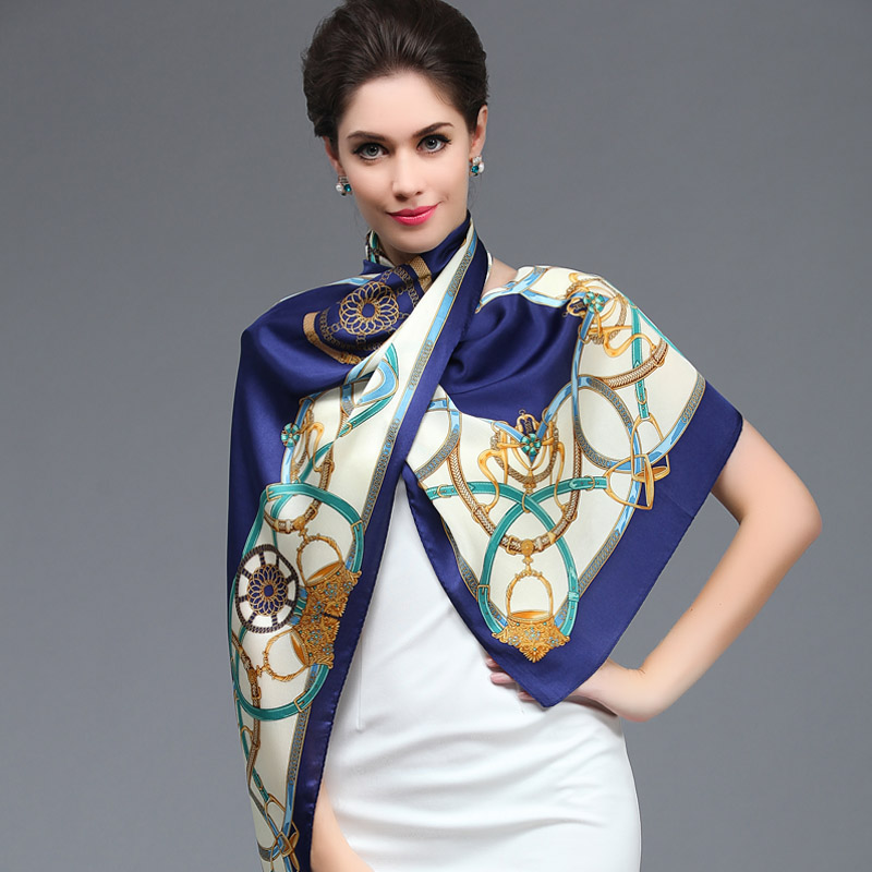 Spring and summer mulberry silk Silk long scarf fashion Satin Large silk scarf Shawl scarf Malaysiain the Accessories/Leather belt/Hat/Muffler , Muffler/Scarves/Shawl category - from Buy2taobao.com to provide professional Taobao agent buy service