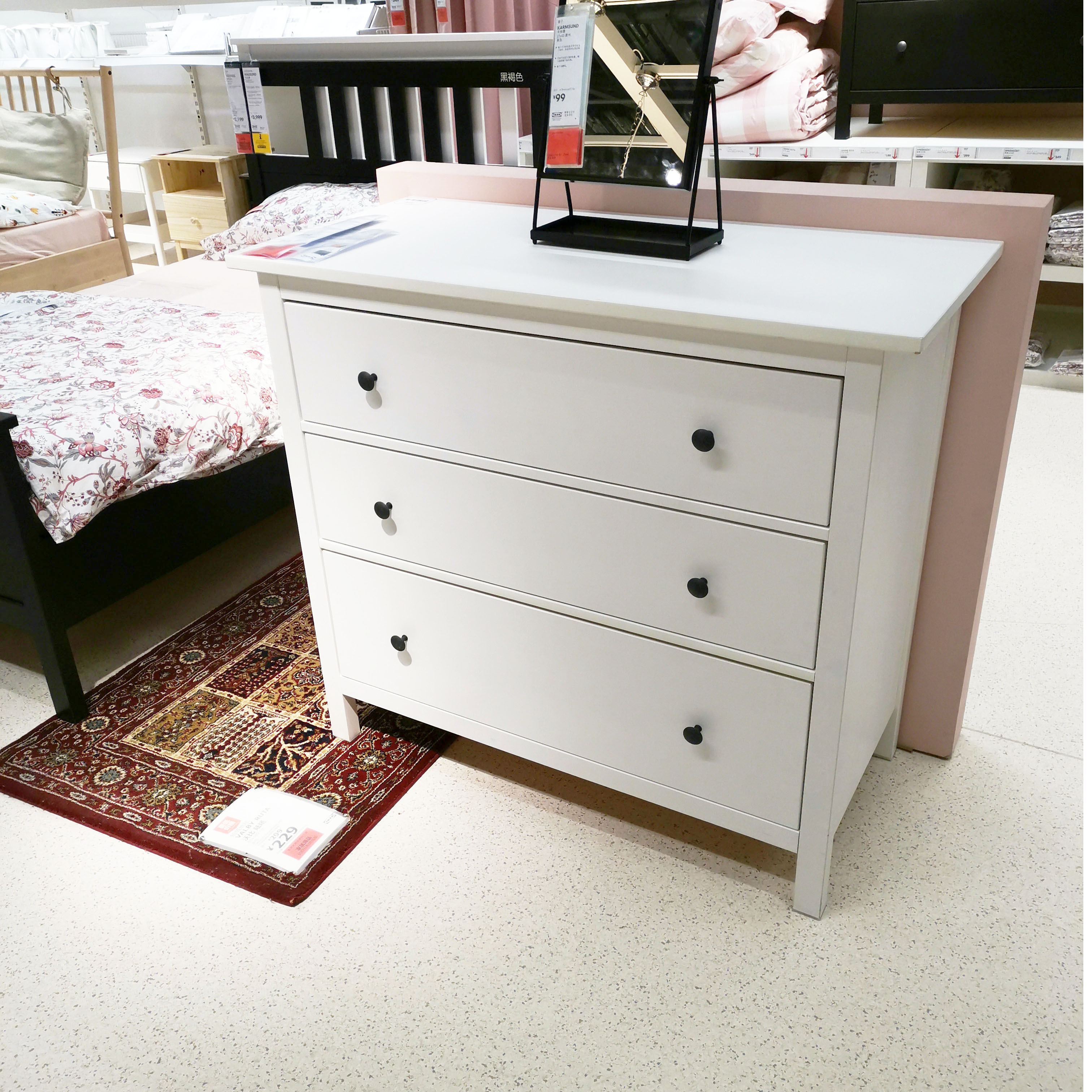IKEA HANNIS Drawers bedside cupboard Receiving cabinet 108x96 centimeterin the Residential furniture , Cabinet , Chest of Drawers category - from Buy2taobao.com to provide professional Taobao agent buy service
