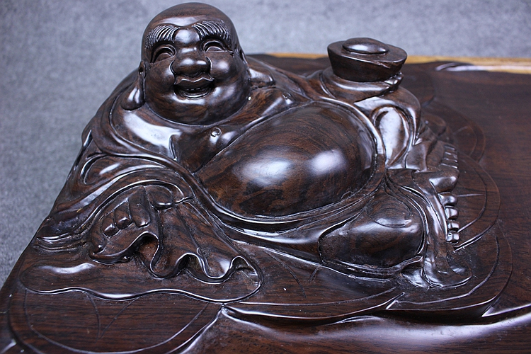 high-grade Ebony tea tray Ruyi solid wood Chahai Rosewood tea tray Kungfu Online tea set Housewarming giftin the Tableware , Tea set , Tea tray category - from Buy2taobao.com to provide professional Taobao agent buy service