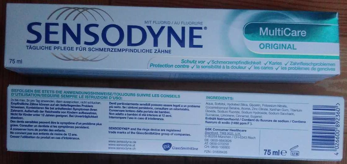 现货德国进口SENSODYNE德国 舒适达牙膏全面护理抗敏感牙膏75毫升|msdalam kategori Care pembersih/tuala wanita/kertas/Aromatherapy, Rambut dan badan/kebersihan peribadi, Penjagaan oral, ubat gigi - dari Buy2taobao.com untuk memberikan perkhidmatan ejen Taobao profesional membeli
