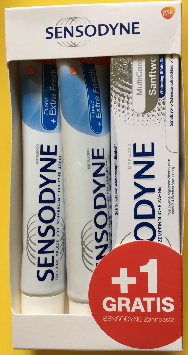现货德国进口SENSODYNE舒适达牙膏全面护理抗敏感牙膏75*3在类目 洗护清洁剂/卫生巾/纸/香薰, 洗发沐浴/个人清洁, 口腔护理, 牙膏中 - 来自Buy2taobao.com提供专业的淘宝代购服务