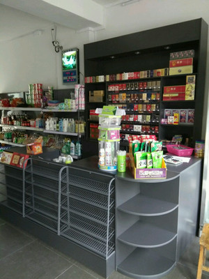 超市便利店组合收银台欧式药店母婴店转角小货架电脑柜台