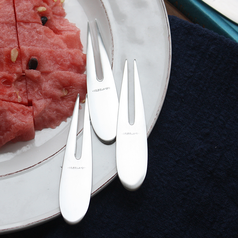 Yan value Denmark Concise Fruit fork Seafood Moon Cake Multipurpose fork 18-10 Stainless steel household Fruit forkin the Tableware , Tableware , Fruit fork/Fruit sign category - from Buy2taobao.com to provide professional Taobao agent buy service