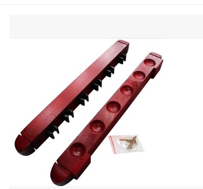 Billiard accessories Billiard Cue Racks /6 woodiness Cue Wall Rod holder By rod device Wall mountedin the Sports/Yoga/Fitness/Fans supplies , Billiards , Cue category - from Buy2taobao.com to provide professional Taobao agent buy service