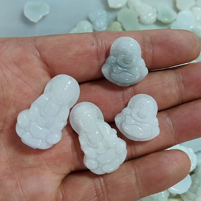 天然翡翠A货油青玉佛玉观音坠子迷你笑佛菩萨挂件 儿童小宝宝吊坠在类目 饰品/流行首饰/时尚饰品新, 项坠/吊坠中 - 来自Buy2taobao.com提供专业的淘宝代购服务