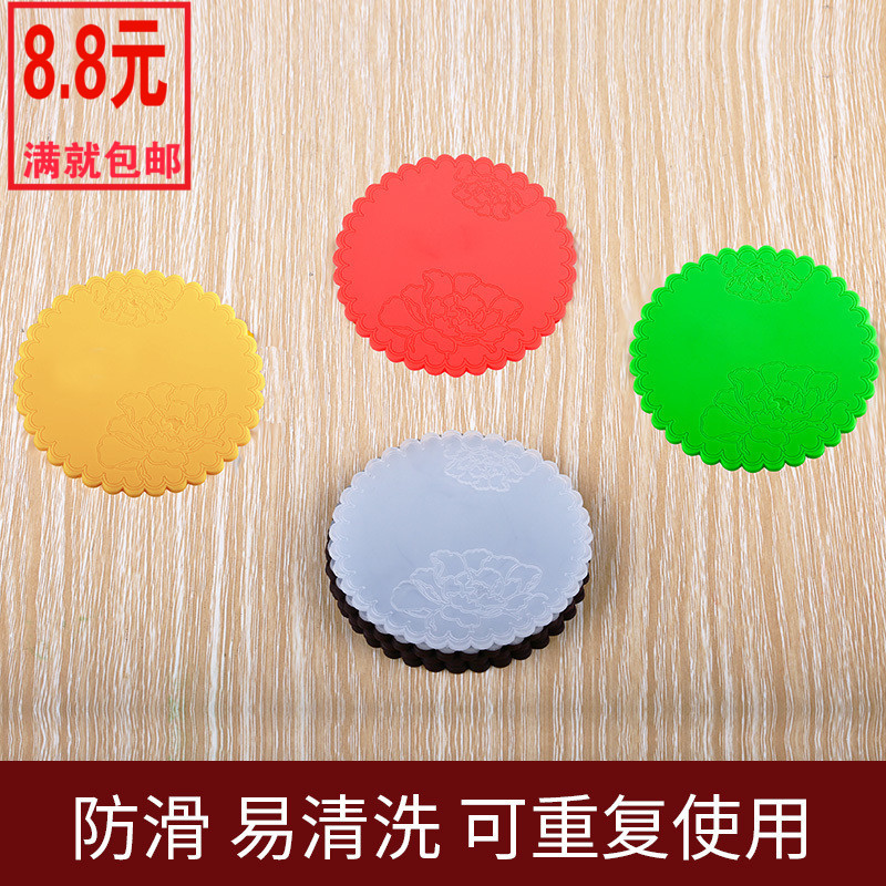 杯垫硅胶欧式创意简约圆形茶杯垫PVC 隔热垫餐桌垫加厚防滑盘垫子在类目 餐饮具, 杯子/水杯/水壶, 杯垫中 - 来自Buy2taobao.com提供专业的淘宝代购服务