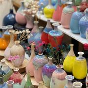 景德镇陶瓷迷你小花瓶，摆件家居陶瓷，小花瓶景区工艺品花器