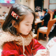 日本绒发夹手工儿童圣诞，发卡英国亮片，bb夹韩国可爱宝宝夹子头饰