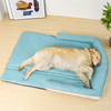 狗窝大型犬狗垫四季通用夏天狗(夏天狗)床宠物沙发，可拆洗夏季狗垫子睡觉用