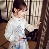 女童马面裙套装女孩，新中式明制汉服春装，2024儿童国风立领上衣