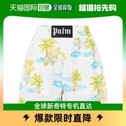 香港直邮潮奢palmangels女士ld32棕榈树，印花荧光色平角内裤