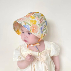婴儿遮阳帽子夏季薄款防晒