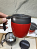 外贸原单保温咖啡杯，保冷简约喝水304不锈钢，咖啡杯带盖带手柄
