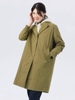 斯琴2023秋女军，绿色棉锦混纺西装，长款风衣外套bcqs040144