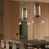 意大利玻璃米兰，led客厅餐桌厅书房设计师艺术，别墅楼梯展厅吊灯