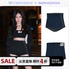 NOMANOMAN时尚百搭高腰爱心排扣短裤修身小众CHENSHOP设计师品牌