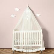 ins婴儿床蚊帐带支架全罩式儿童可折叠升降通用新生宝宝防蚊罩