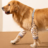 宠物护膝护腿狗关节手术受伤保护套，防寒保暖金毛柴犬中型犬护肘衣